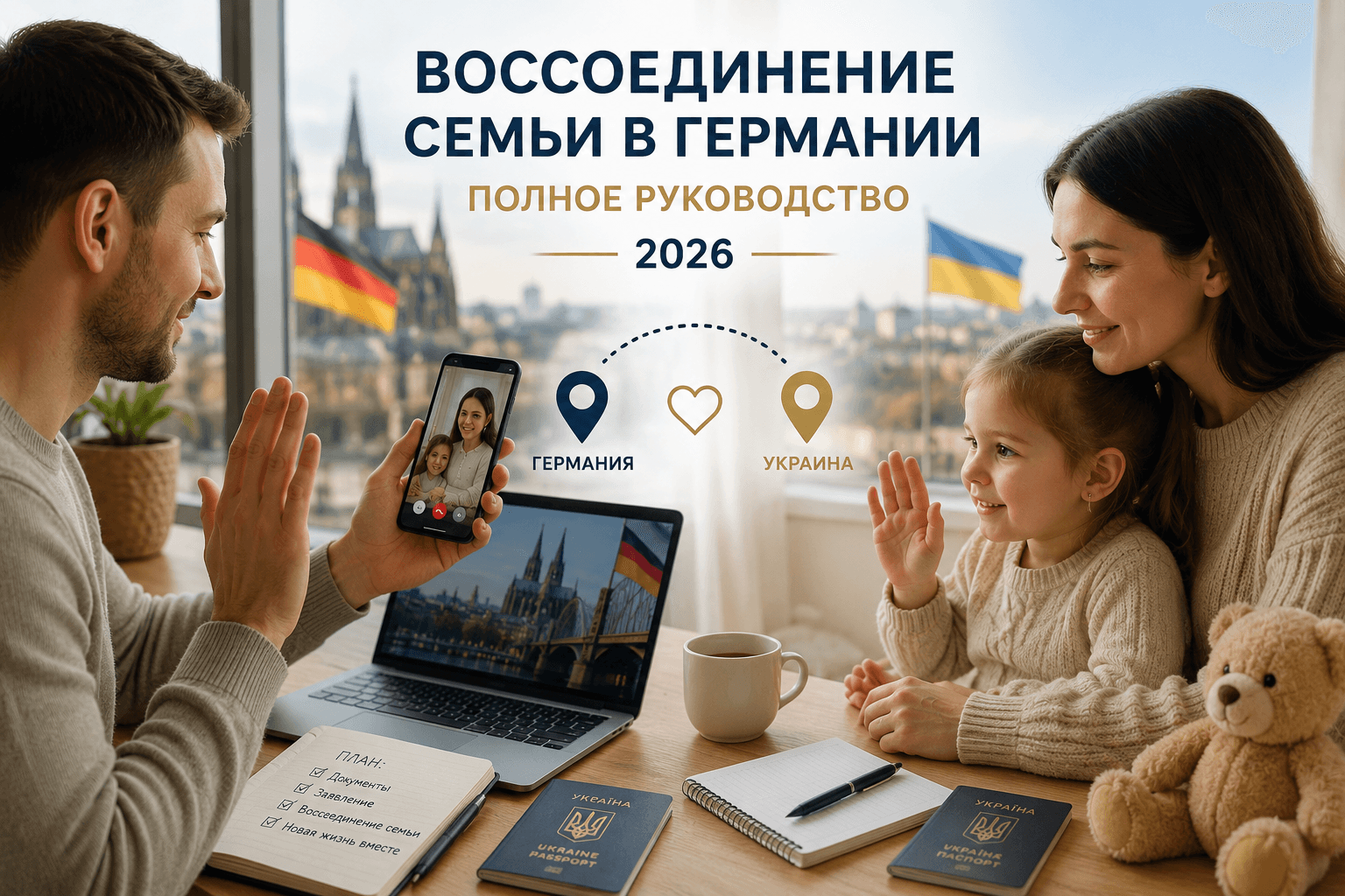 Воссоендинение семьи в Германии для украинцев